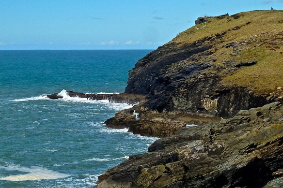 Barras Nose, where Cornwall meets the Atlantic Ocean.