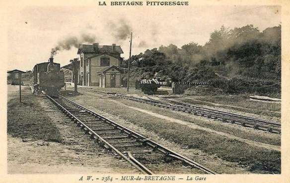 Mur de Bretagne Station in 1910.